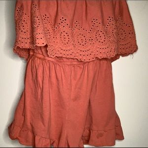 Pink Sleeveless Romper